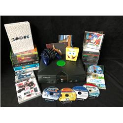 VIDEO GAME SYSTEM/ GAMES & ACCESSORIES LOT