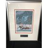 Image 1 : PAUL HENDERSON SIGNED "THE SHOT HEARD AROUND THE WORLD" FRAMED PRINT