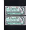 Image 1 : 1867-1967 CANADIAN ONE DOLLAR BANK NOTE LOT (CENTENNIAL OF CANADIAN CONFEDERATION)