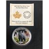 Image 1 : 2017 $20 FINE SILVER COIN THE BOLD BLACK BEAR (ROYAL CANADIAN MINT)
