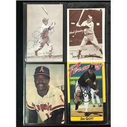 AUTOGRAPHED BASEBALL CARD LOT
