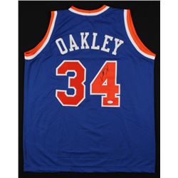 Charles Oakley Signed New York Knicks Jersey (JSA COA)