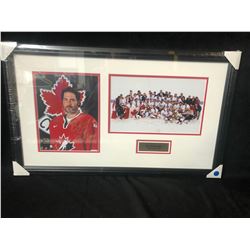 ED JOVANOVSKI SIGNED TEAM CANADA PHOTO DISPLAY (ABILENE SPORTS)