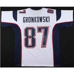 Rob Gronkowski Signed New England Patriots Jersey (Beckett COA)