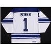 Image 1 : JOHNNY BOWER SIGNED MAPLE LEAFS JERSEY  (AJ SPORTS COA)
