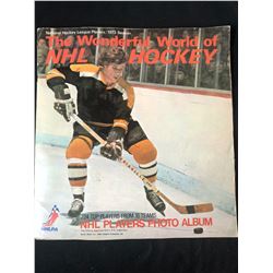1973 THE WONDERFUL WORLD OF NHL HOCKEY PHOTO ALBUM (COMPLETE)