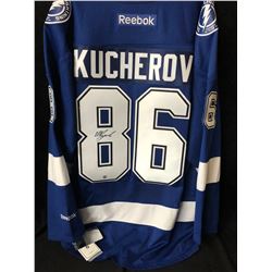 Nikita Kucherov Signed Lightning Jersey (Frameworth COA)