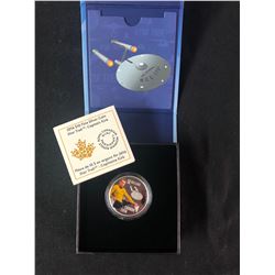 2016 $10 FINE SILVER COIN STAR TREK - CAPTAIN KIRK (ROYAL CANADIAN MINT)