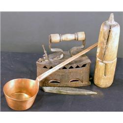 One lot of 4 Antique Country Primitive Decorator 