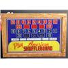 Image 1 : American Shuffleboard Glass Sign   Framed