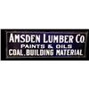 Image 1 : Tin embossed sign, "Amsden" lumber