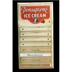 Ice Cream menu board 11" x 21 "