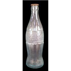 Coca-Cola display Xmas,1923 Large Glass Bottle w/