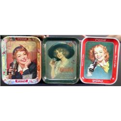 1 lot of 5 Coca-Cola trays Each 13"x11"