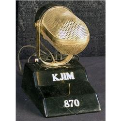Single Station Microphone Radio KLJM "870"