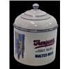 Image 1 : Thompson Malted Milk Porcelain Cannister 10" high