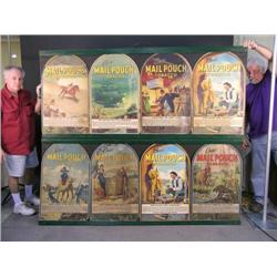 1 lot of 8 "Mail Pouch" advertising signs