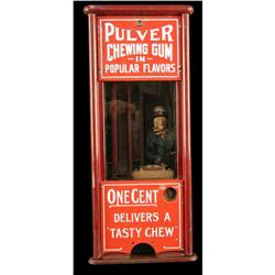 Pulver Uncle Sam Mechanical gum vendor All origin