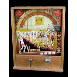 1950's Victory Basketball ping pong ball machine