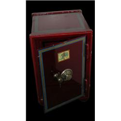 Small Red Safe Eagle Lock Co. Terryville, Conn