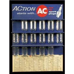 "AC Spark Plugs" display rack  18"x25"