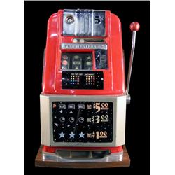 5 Cent Mills Hi-Top Slot Machine Marked "Westerne