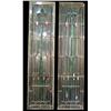 Image 1 : Pair of Matching Stained Glass Windows 16"x66" ea