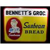 Image 1 : "Sunbeam Bread Sign Bennetts Grocery" dated 1970