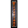 Image 1 : Firestone vertical porcelain sign 70"x13"