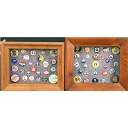 2 Framed Trays of Pins