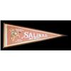 Image 1 : 1921 Framed Rodeo Pennant Salinas, California