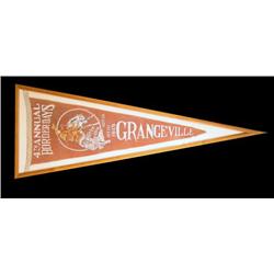 1915 Framed Rodeo Pennant Grangeville