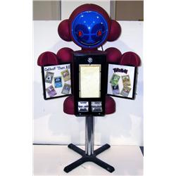 Pokeman Card Dispensing Machine on stand