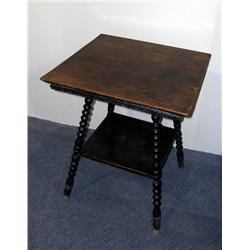 Oak Parlor Table 24 " x  24"