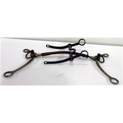 2 Horse Bits (1 Silver inlaid)