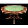 Image 1 : Octagonal Poker Table with oil cloth gambling