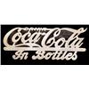 Image 1 : 1930's Coca-Cola Truck Font script sign aluminum