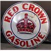 Image 1 : "Red Crown" porcelain 42 " round sign