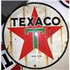 Image 1 : Texaco porcelain round 2 sided sign 72"diameter