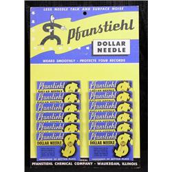 Pfanstiehl Dollar Needle Replacement Display Card