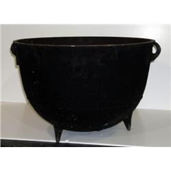 Large iron pot