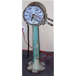 Ship's telegraph floor model  unrestored