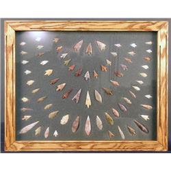 Picture Frame of Authentic Prehistoric Desert Arr