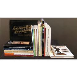 Twenty different books on collectibles