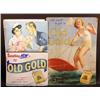 Image 1 : Lot of 2 Old Gold cigarette cardboard displays 42