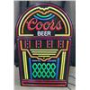 Image 1 : Coors Plastic Neon in shape of a jukebox