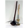 Image 1 : Lot of 2 Indian War Clubs 1 is 50 years old