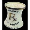 Image 1 : Ceramic Pharmacy Mortar w/ embossed RX symbol 8" 