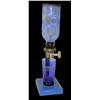 Image 1 : Bromo Seltzer Dispenser Blue Glass 16" Tall