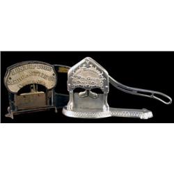 Two Plug Tobacco Cutters advertising Colorado